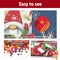 Adults Christmas 5D DIY Full Drill Christmas Socks Diamond Painting Gem Art Crafts Paint with Round Diamonds for Gift (12"x16")